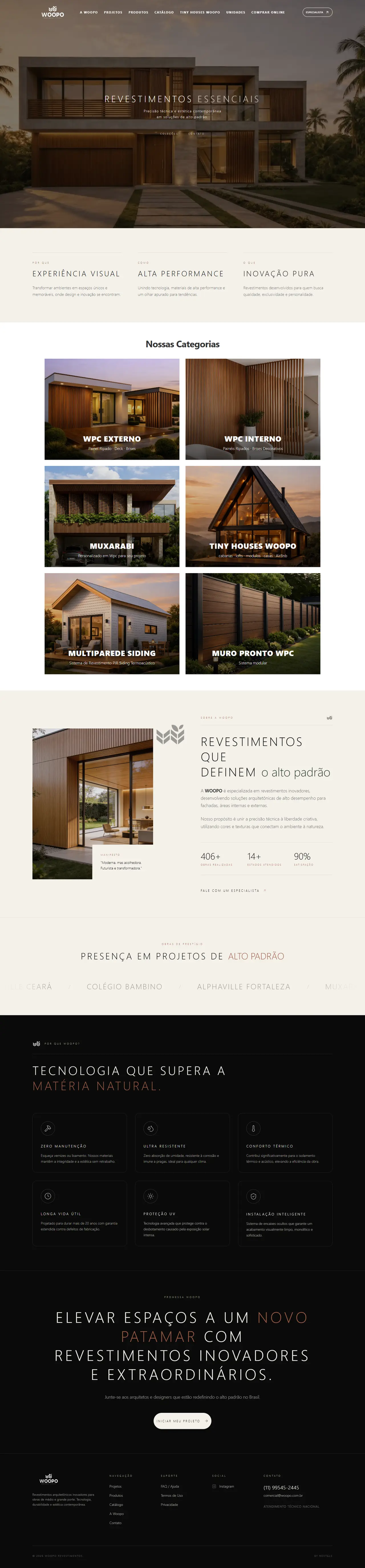 Site Woopo Revestimentos (Institucional)